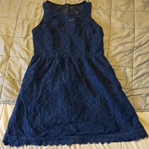 Skies are blue lace dress